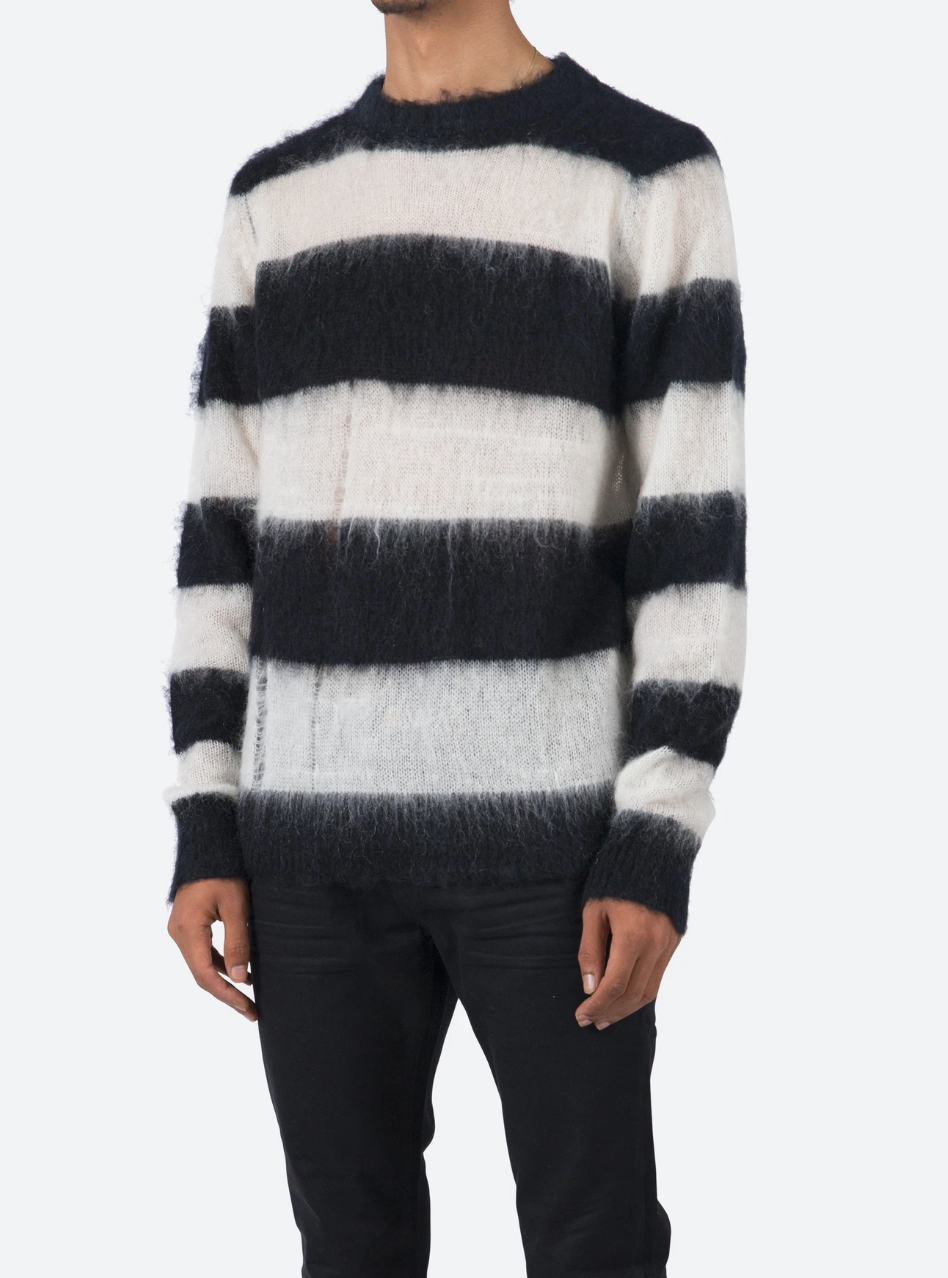 MOHAIR STRIPED SWEATER  CA$106.00