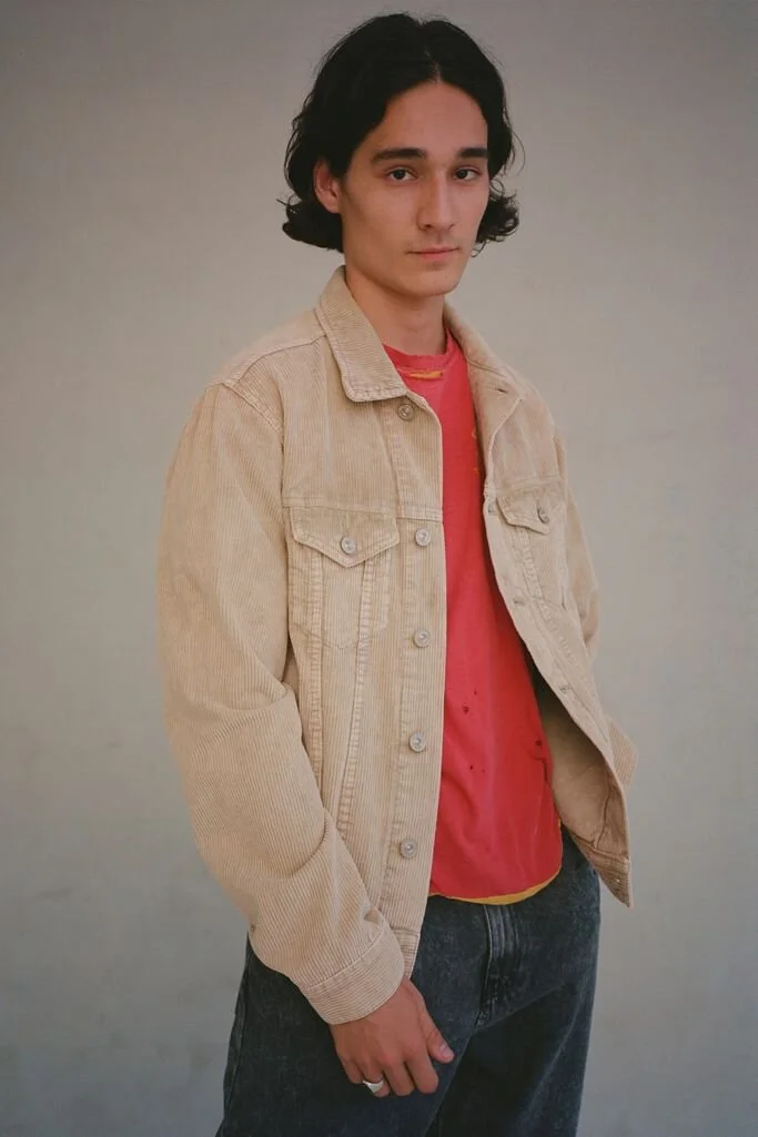 bdg sherpa corduroy trucker jacket