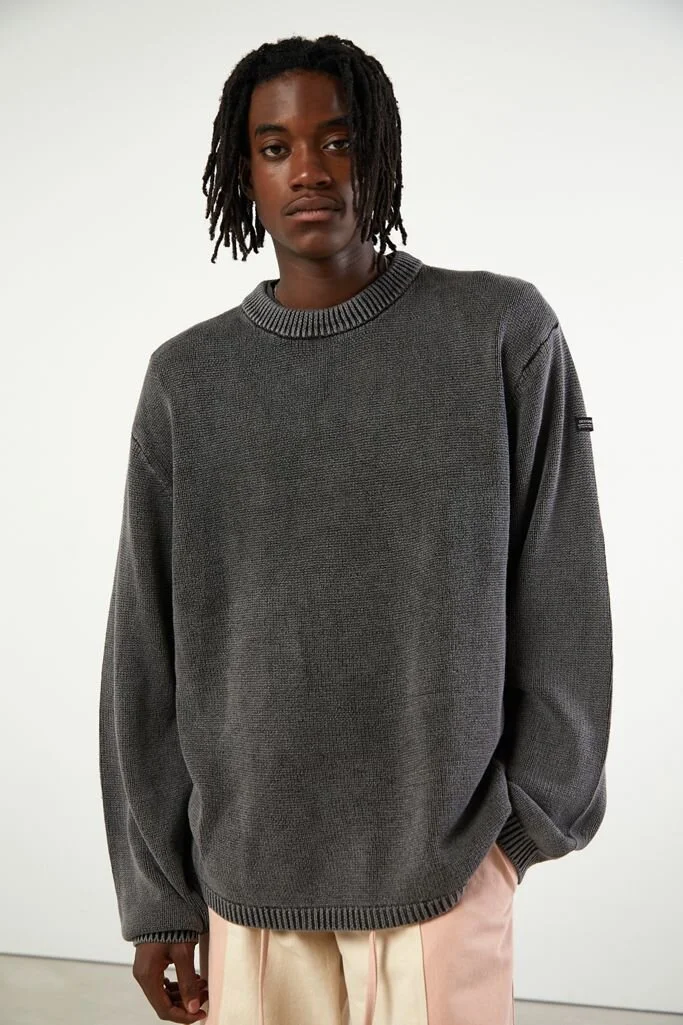 UO Acid Wash Utility Crew Neck Sweater  CA$99.00