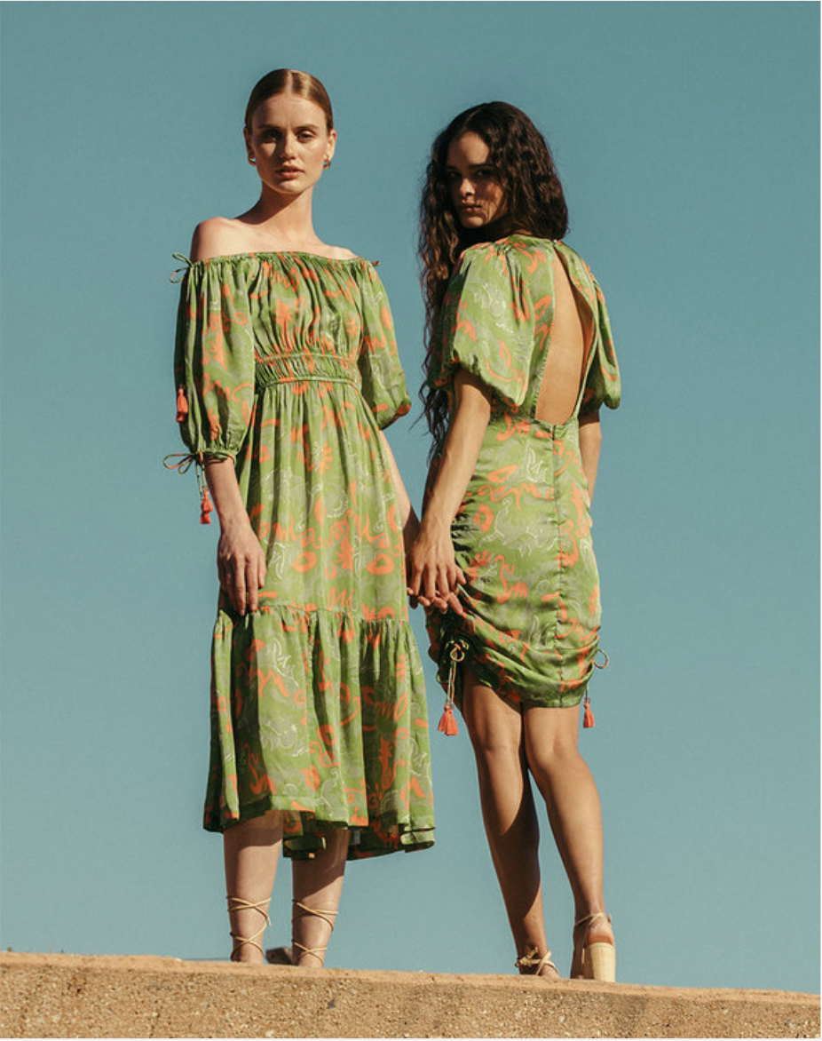 Cleo Green Mini Dress  Jules' Closet