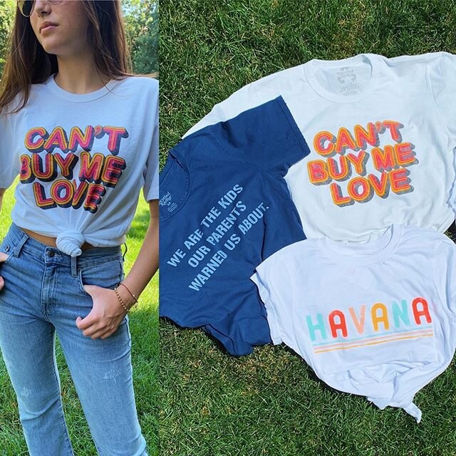 Amazing new T&rsquo;s have arrived! Come get yours before they are all gone!! #julesclosetllc #boutiqueshopping #boutique #boutiquestyle #tshirts #shoplocal #outfitinspiration #warrennj