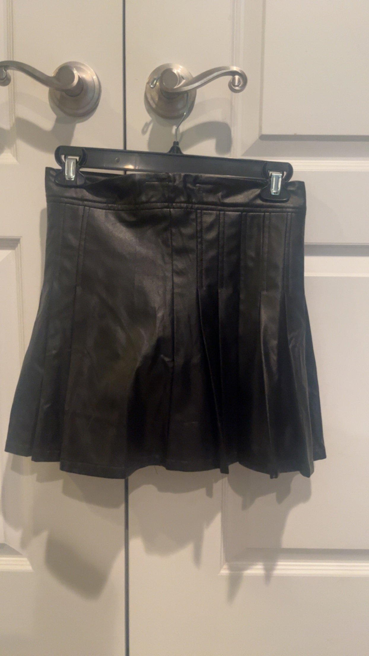 Black Pleather Skirt — Jules' Closet