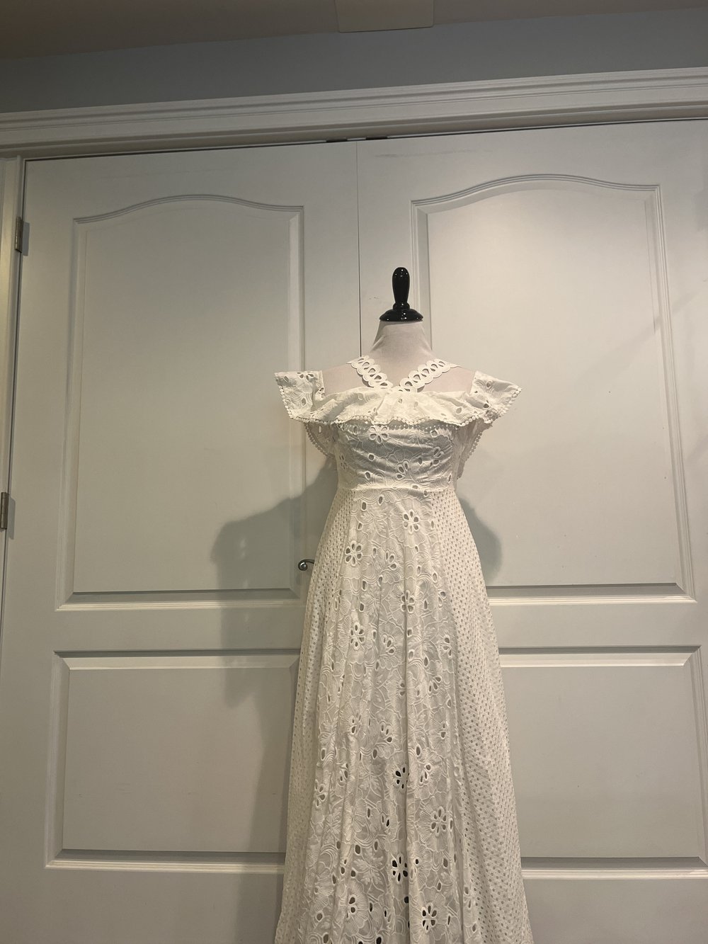 Foxledox white eyelet dress — Jules' Closet