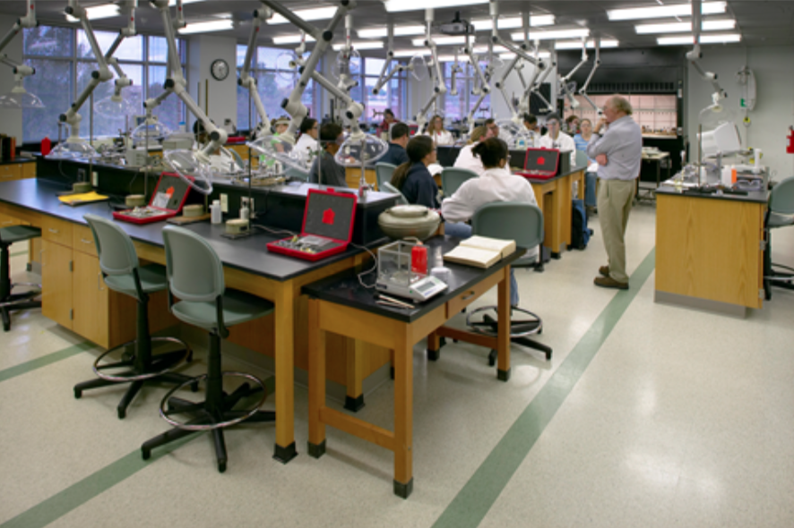 A medical training classroom designed and built by our teams as part of the University system in Seattle, Washington.