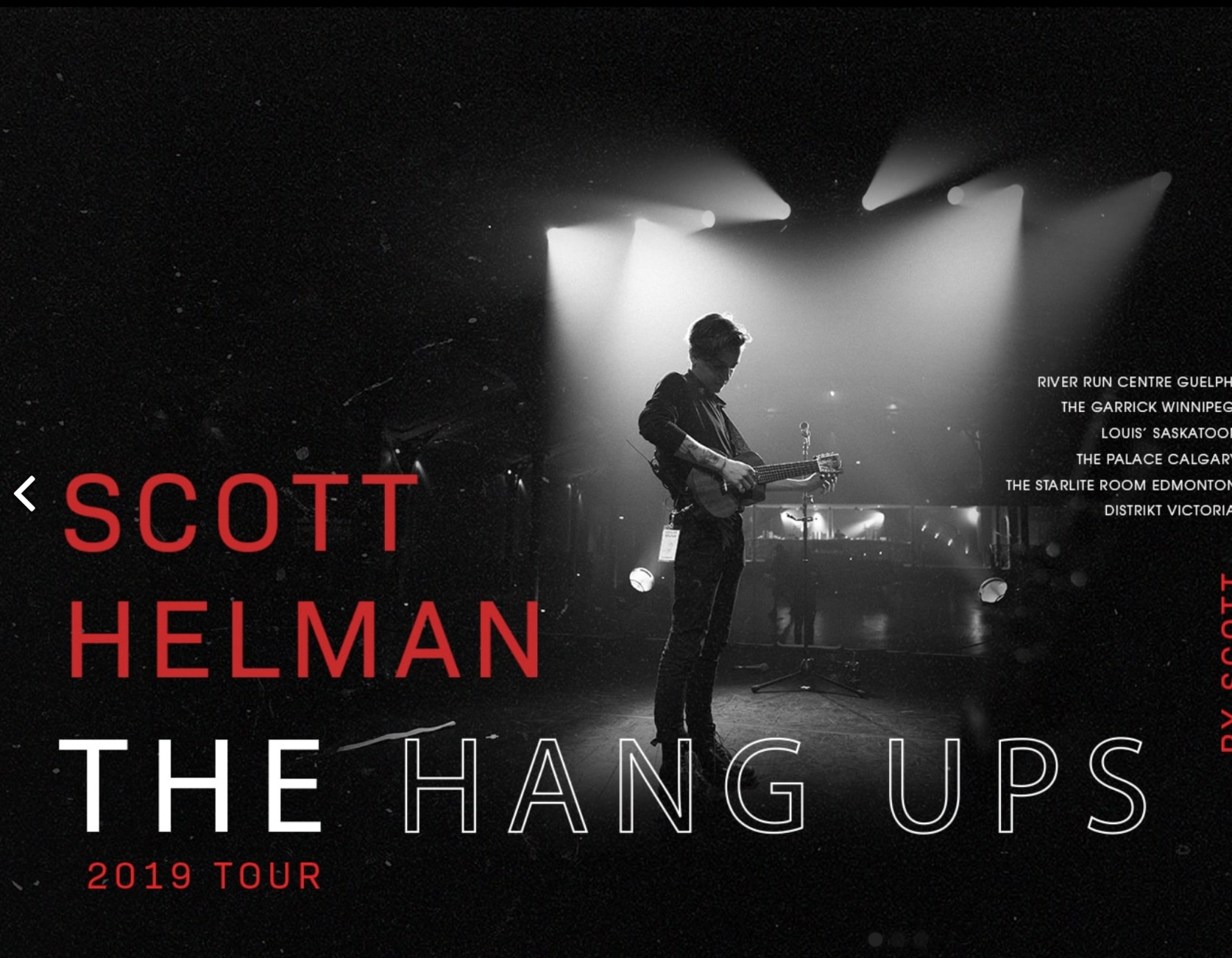 S C O T T H E L M A N  Tour Poster &amp; Merch (2019)
