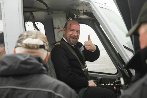 On the set of CHICAGO FIRE. Livin' the dream! Photo Credit: Elizabeth Morris/NBC | 2014 NBCUniversal Media, LLC