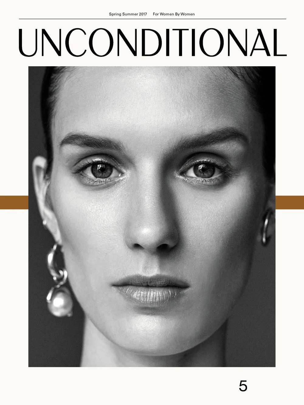 Unconditional magazine The Grandé Hoop featured on the cover of Unconditional magazine 5. on the muse Marte Mei van Haaster 
