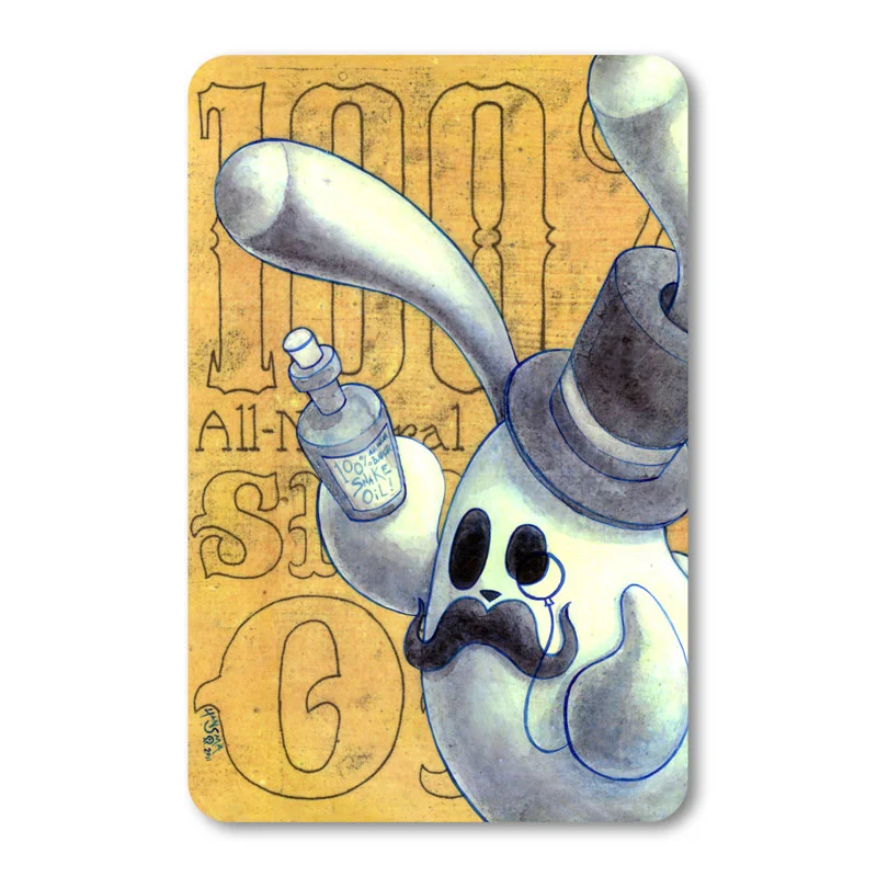 Snake Oil Salesman Sticker