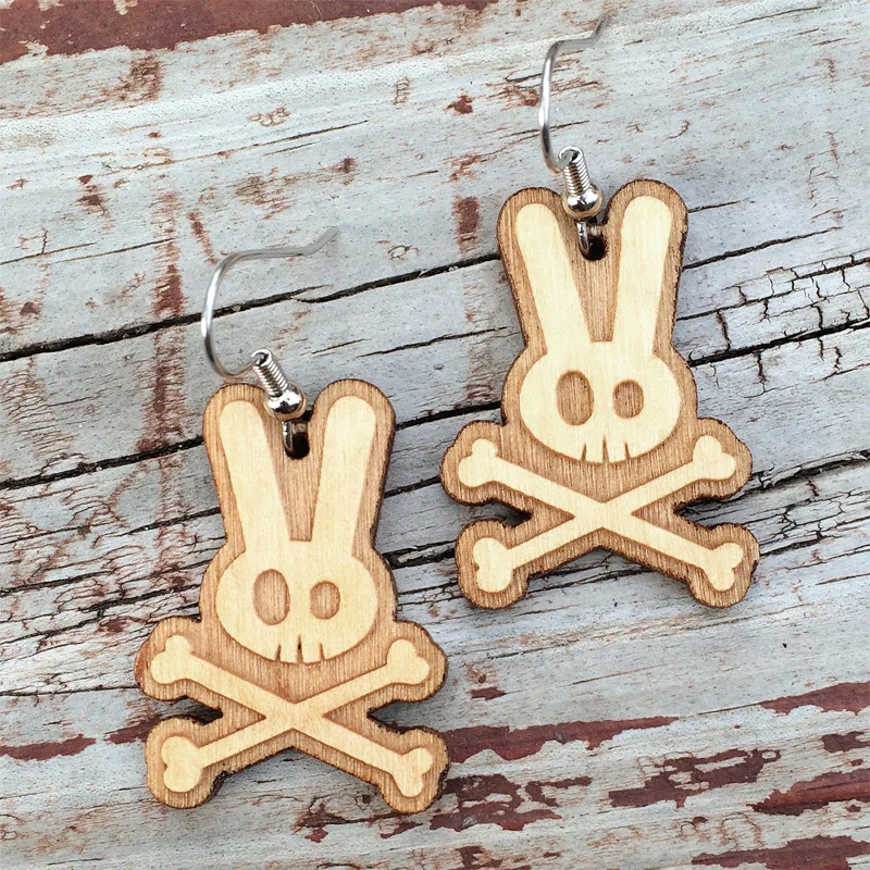Pirate Bunny Earrings