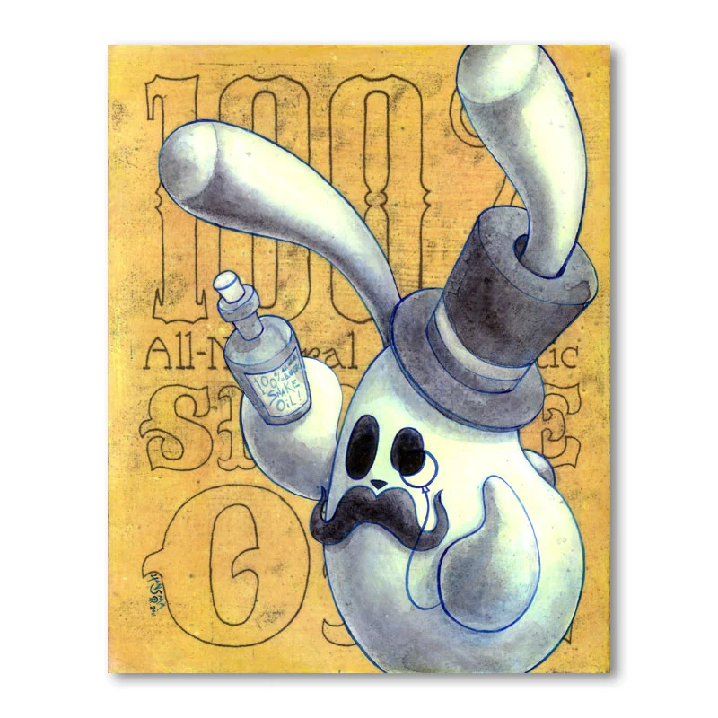Snake Oil Salesman Print