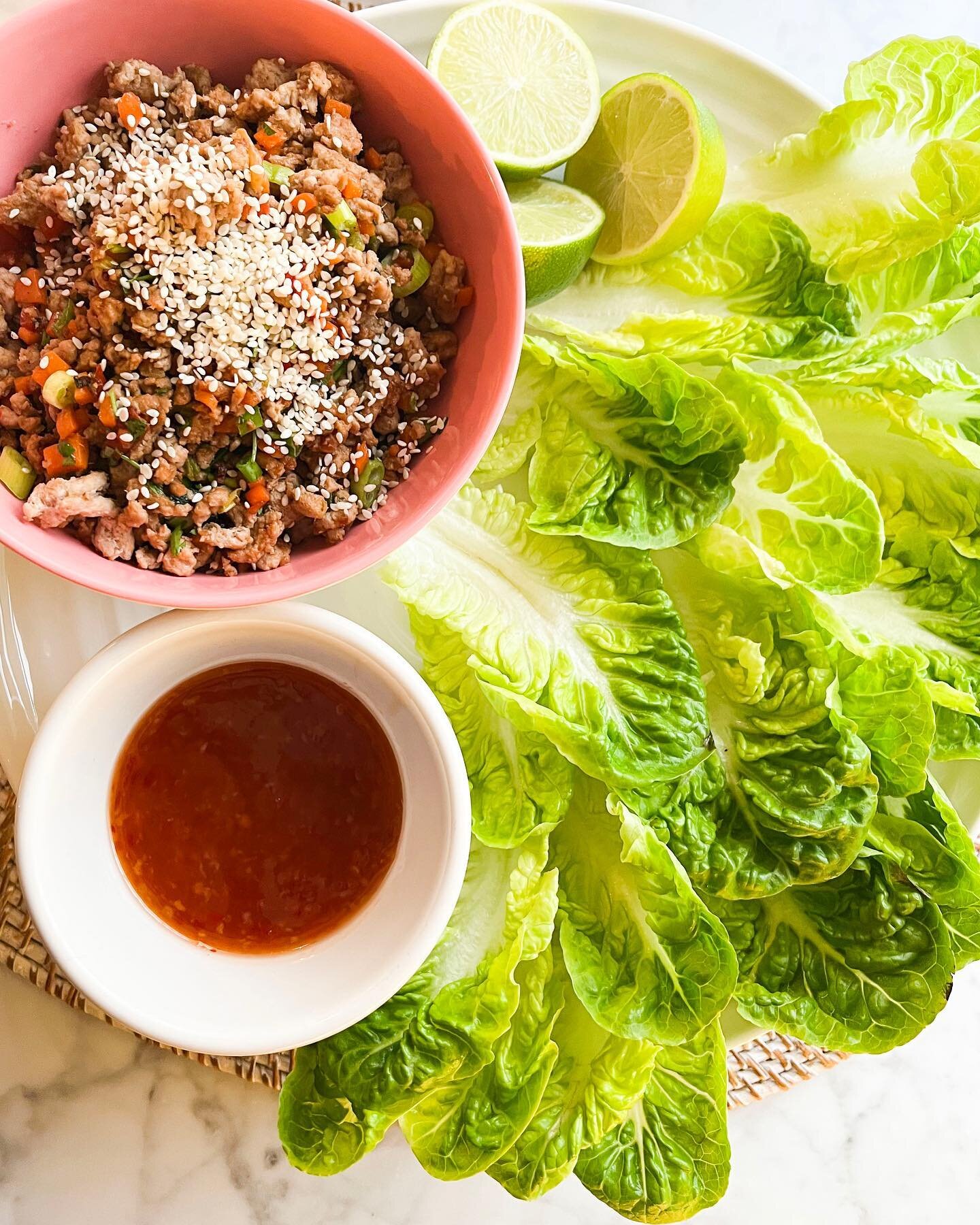 Spicy Turkey Lettuce Cups 🌶️🥬
We made this at the weekend and loved it, so here is my simple version of the recipe. It is full of flavour but is also fresh and light at the same time, it makes a delicious family sharing platter. My kids love a litt