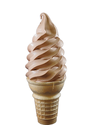 Taylor soft serve chocolate cone