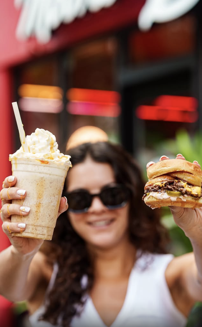 Moonburger — burger and shake
