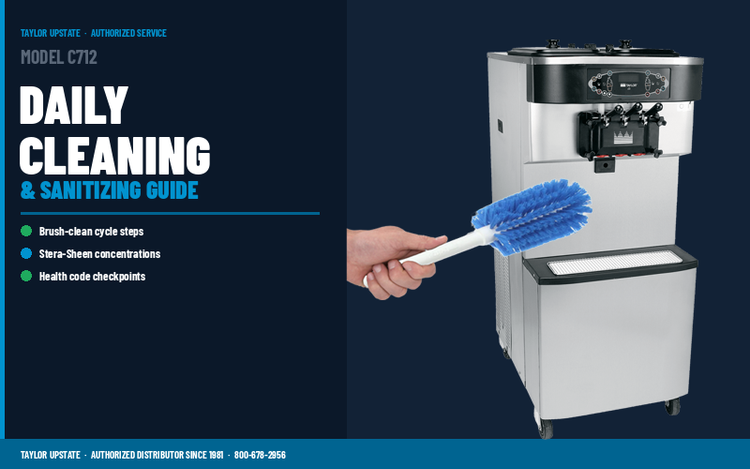 Taylor C712 Cleaning & Sanitizing Guide