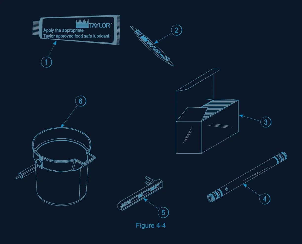 Taylor C722 accessories parts diagram Figure 4-4