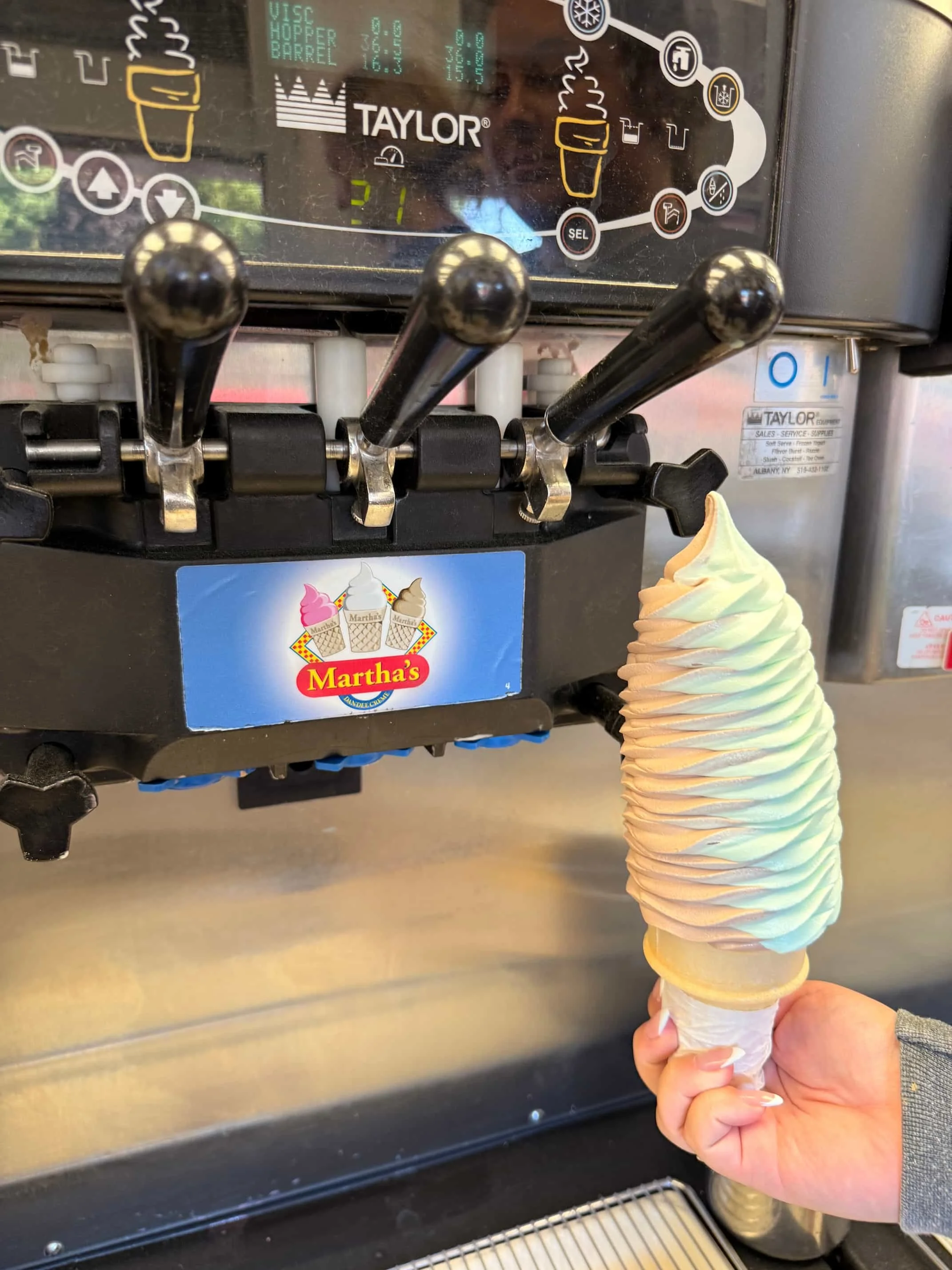 Soft serve at Martha's Dandee Creme — Queensbury, NY