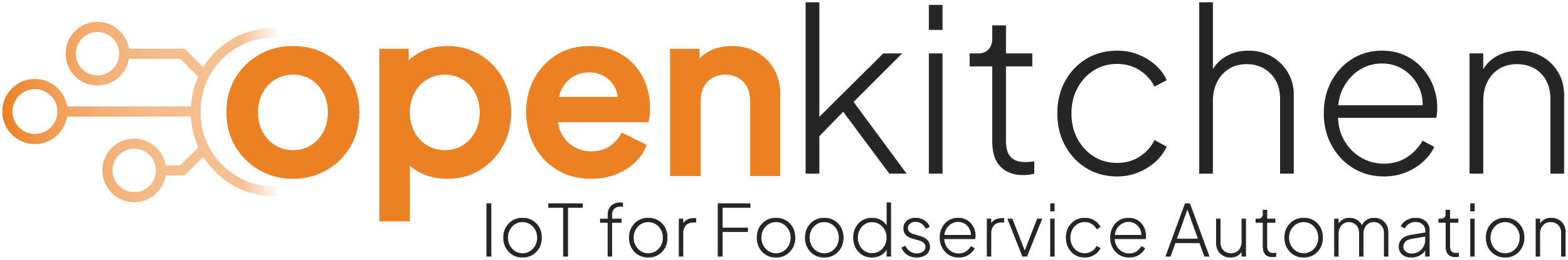 open kitchen logo showing the unit is compatible for IOT foodservice automation