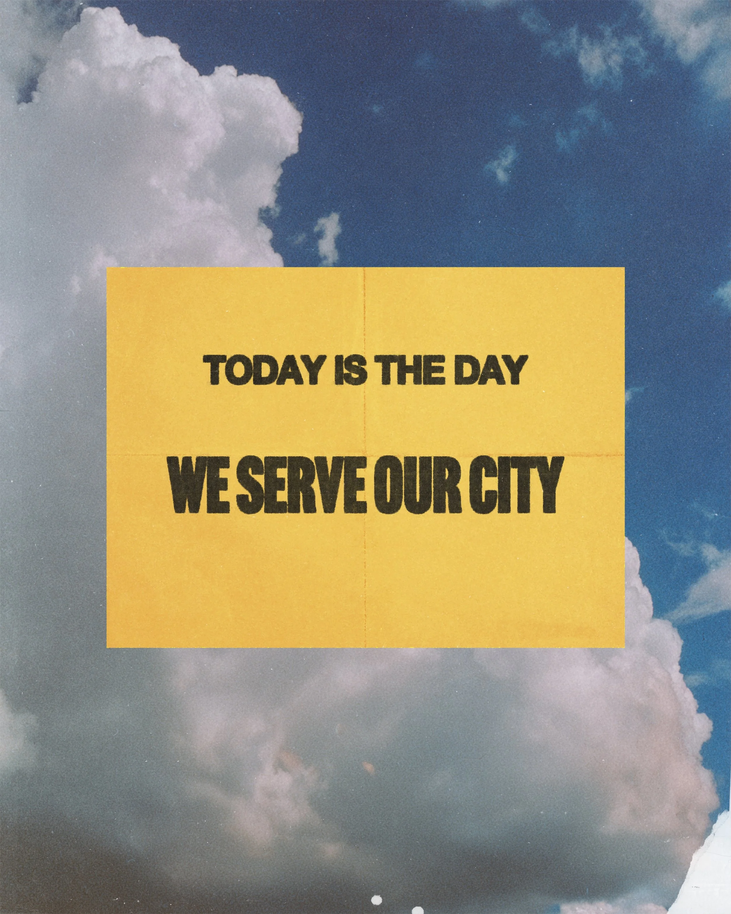 Big game today! We&rsquo;re excited to worship through serving and praying today! Bring grocery bags and a friend!!