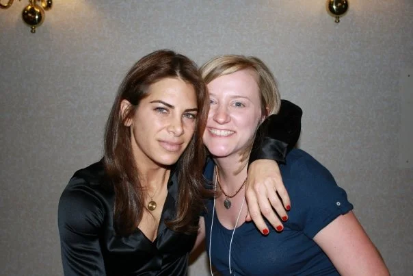 Jillian Michaels hugs Lori 3-30-09.jpg