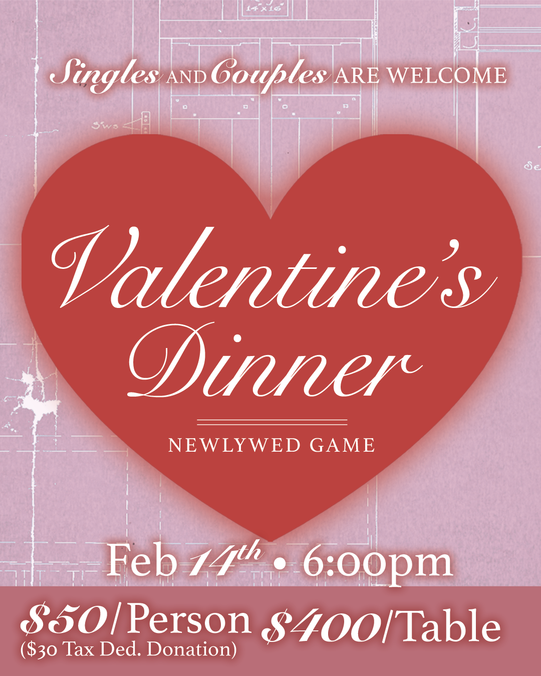 Valentine Dinner/Newlywed Game
