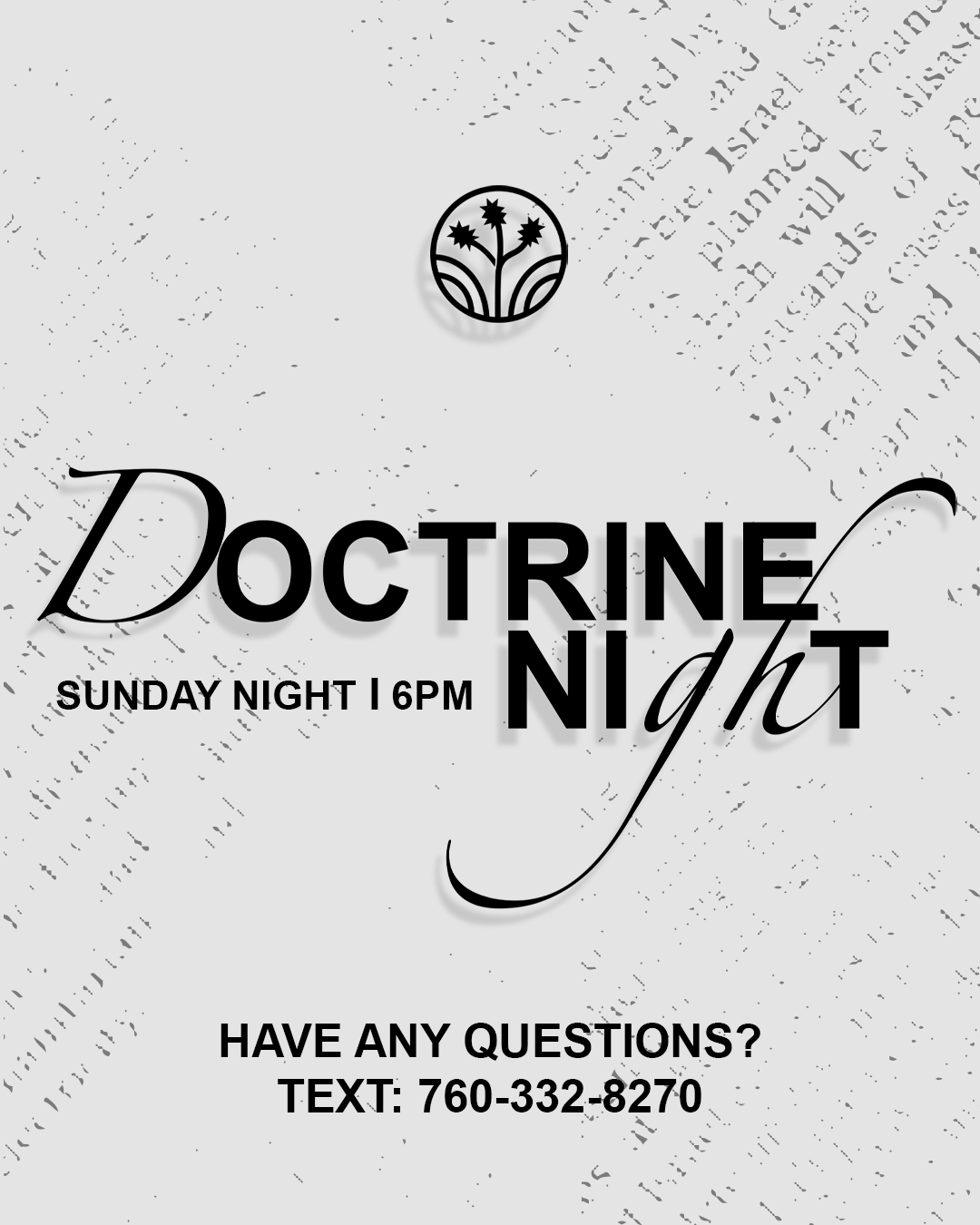 Doctrine Night
