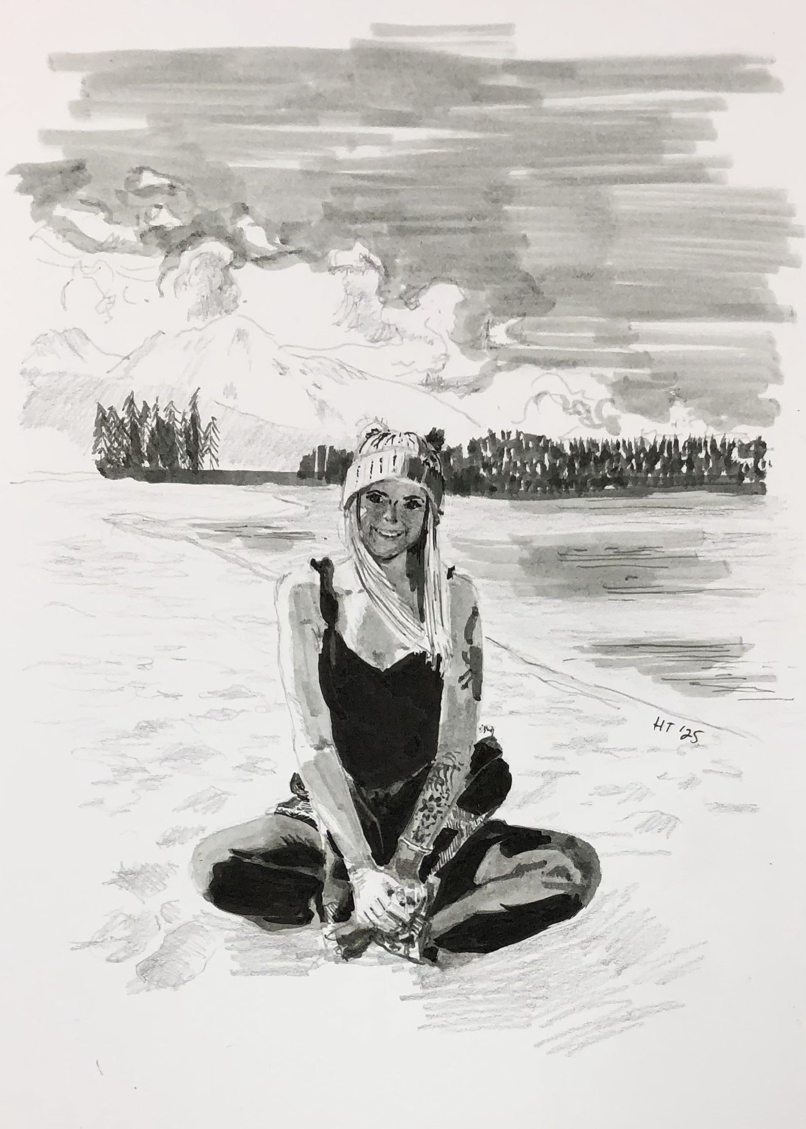 Pen and Ink Beach Portrait.jpg