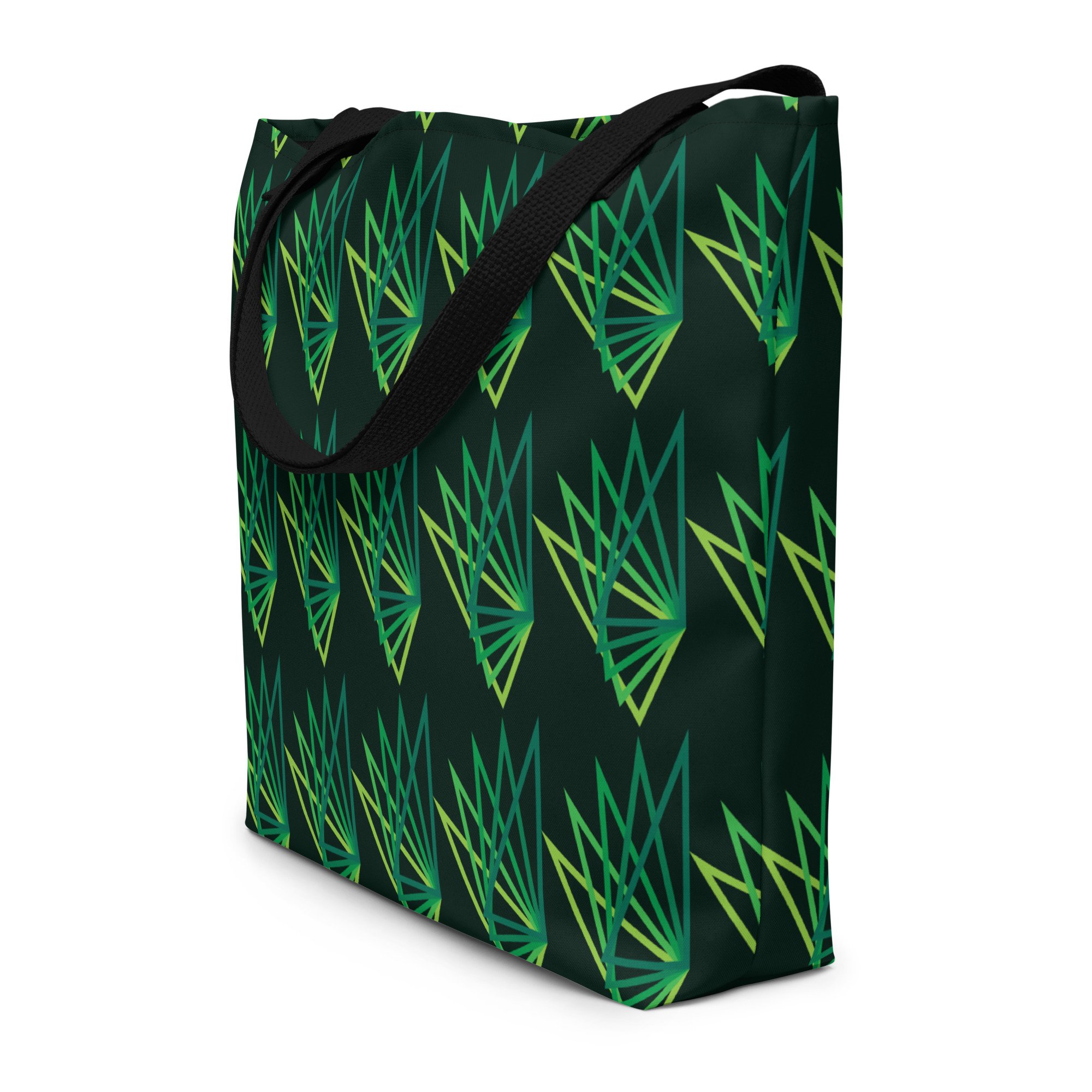 Viridian Vertex - Large Tote