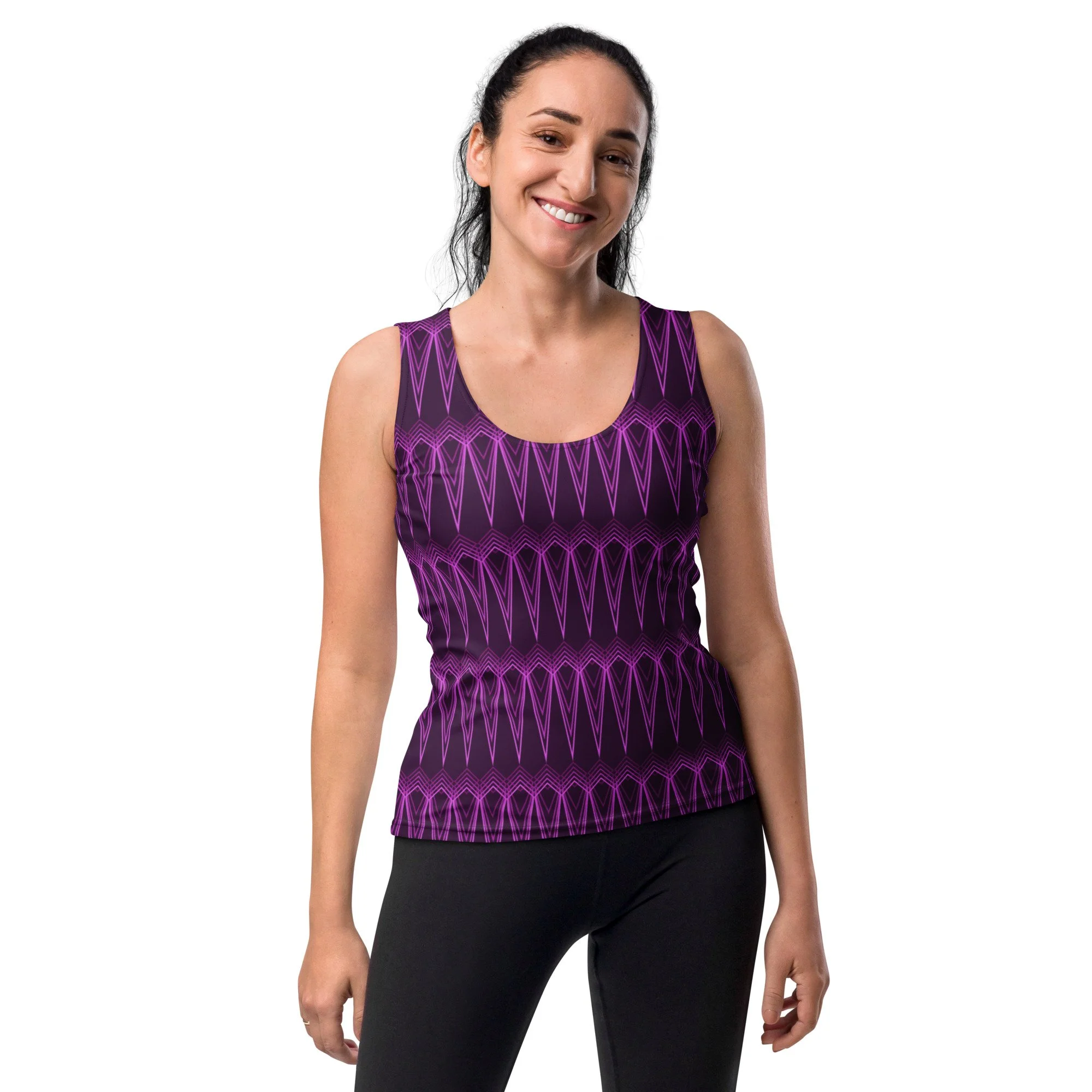 Pink Points - Athletic Fitted Tank