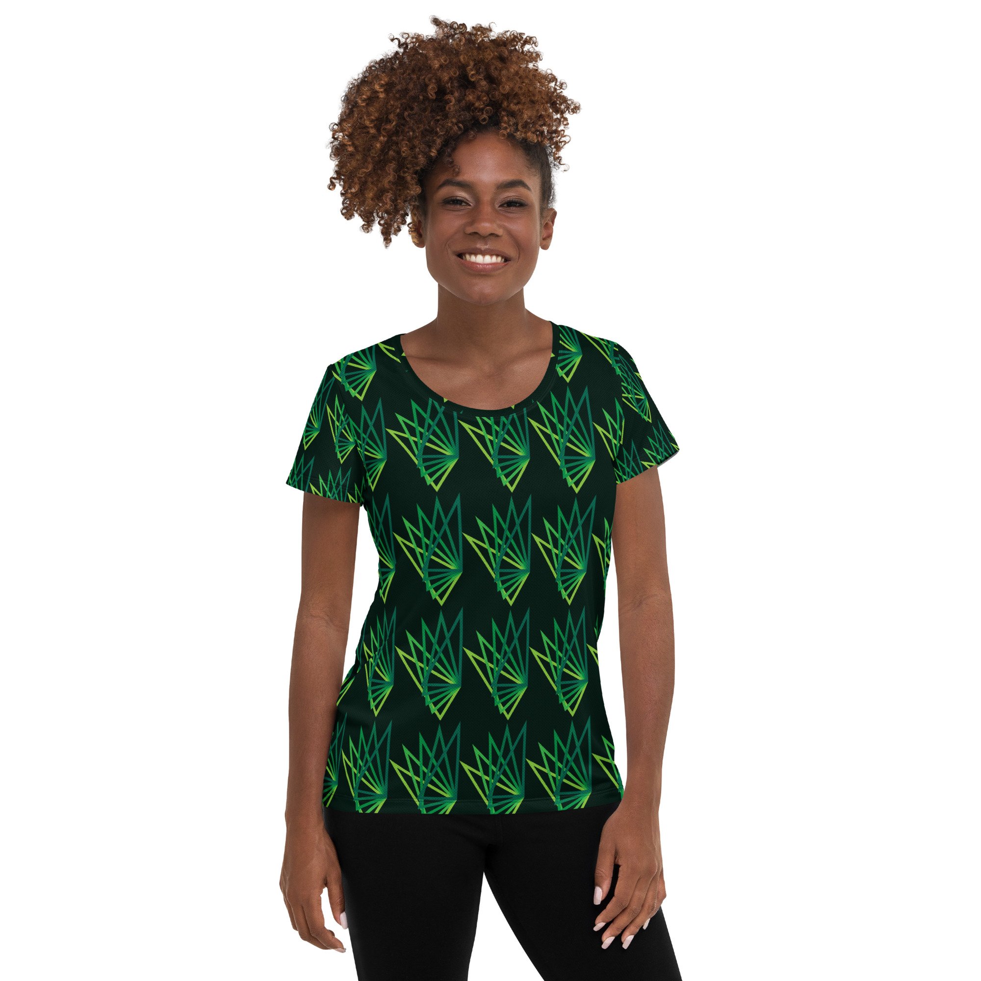 Viridian Vertex - Athletic Fitted Tee