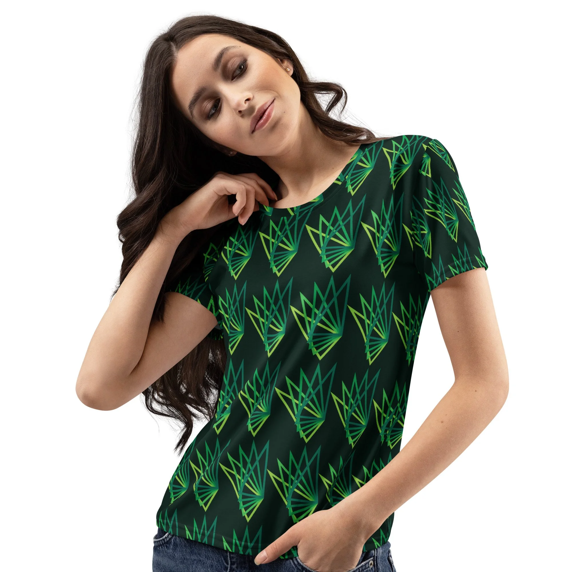 Viridian Vertex - Everyday Fitted Tee