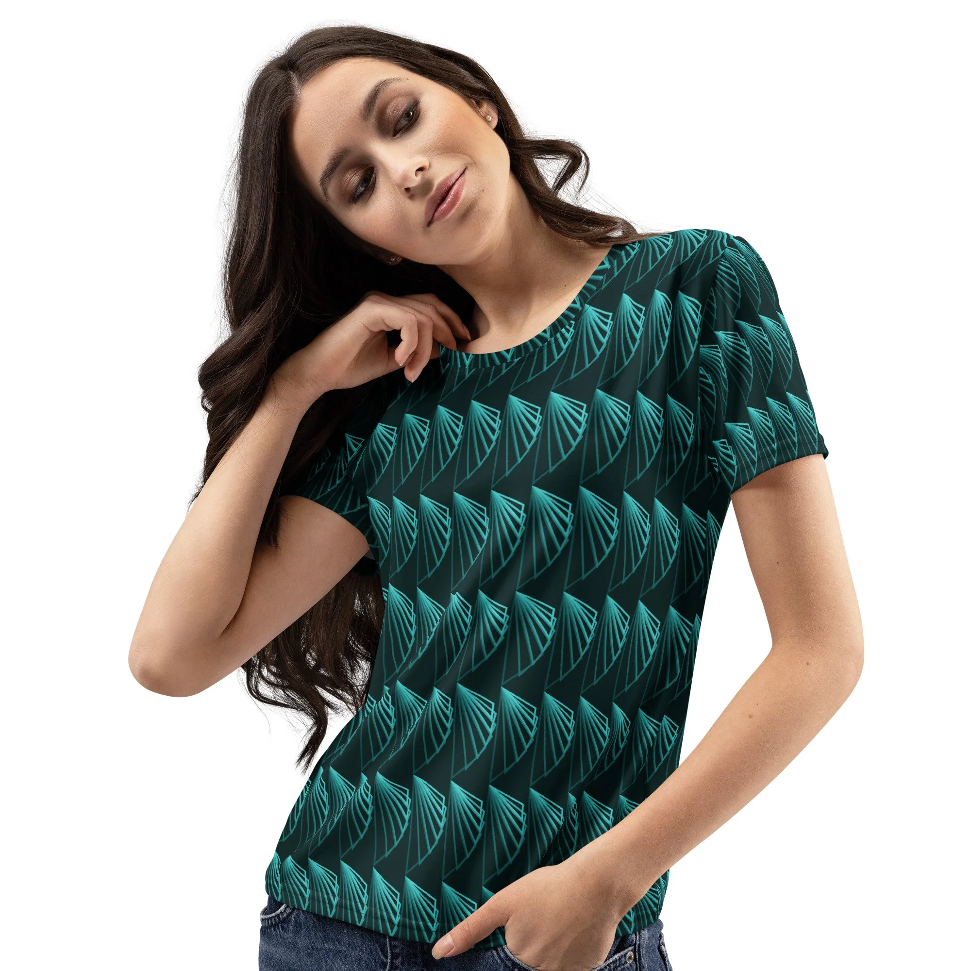 Deep Sea Spirals - Everyday Fitted Tee
