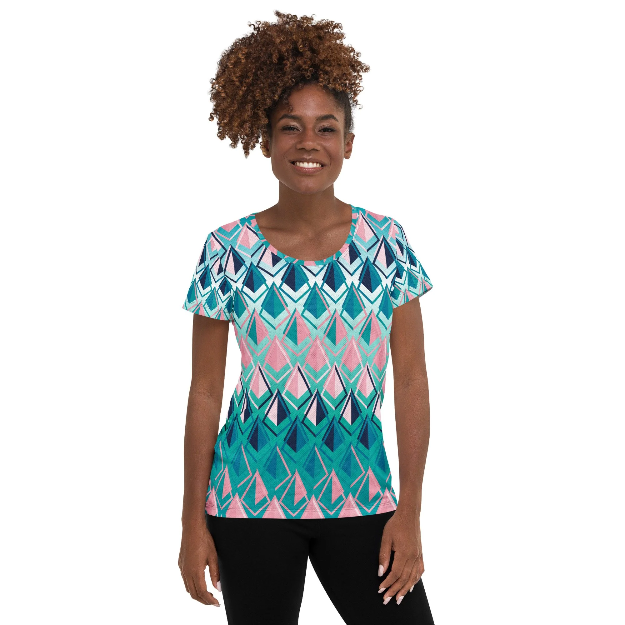 Mermaid Tail - Athletic Fitted Tee