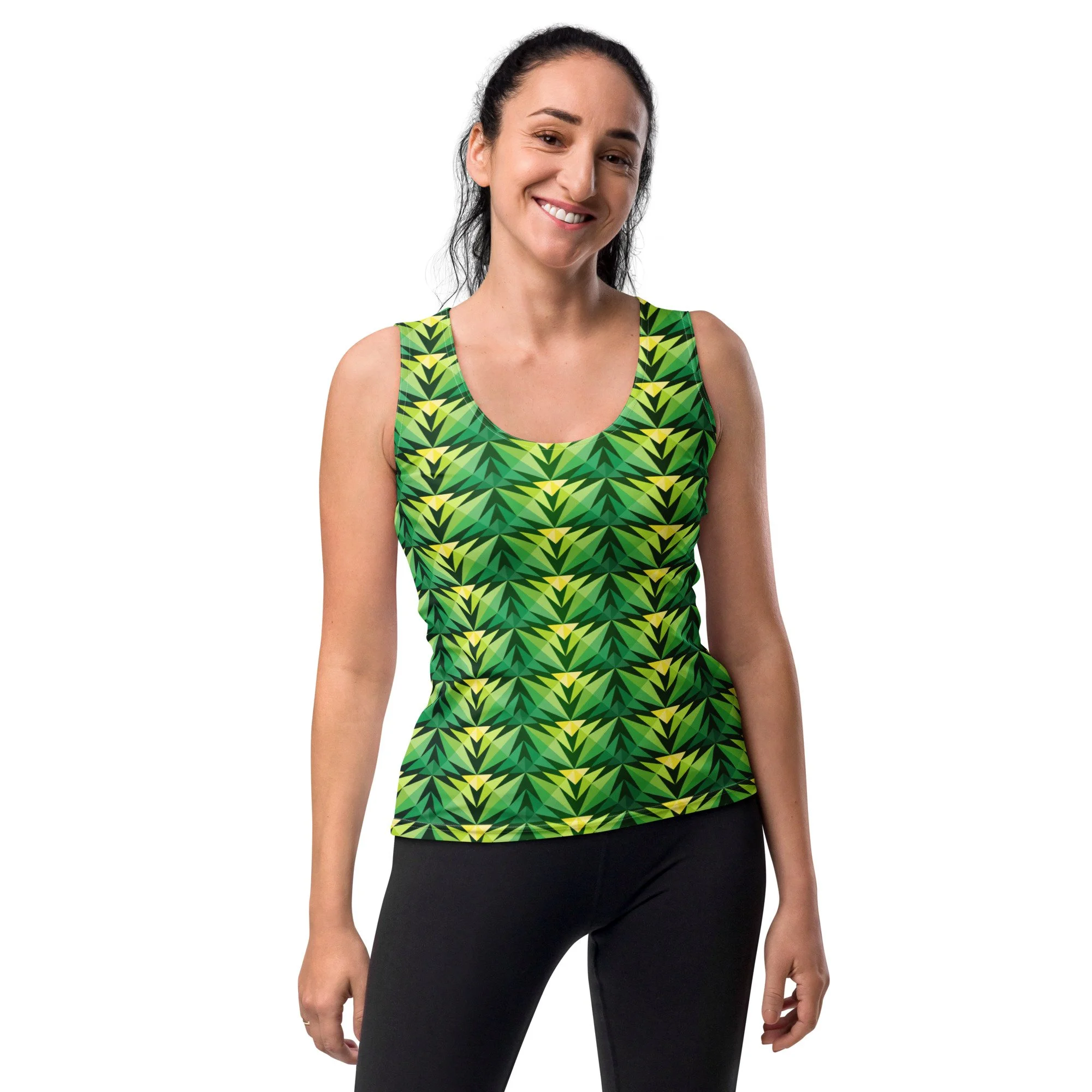 Pineapple Princess - Athletic Fitted Tank