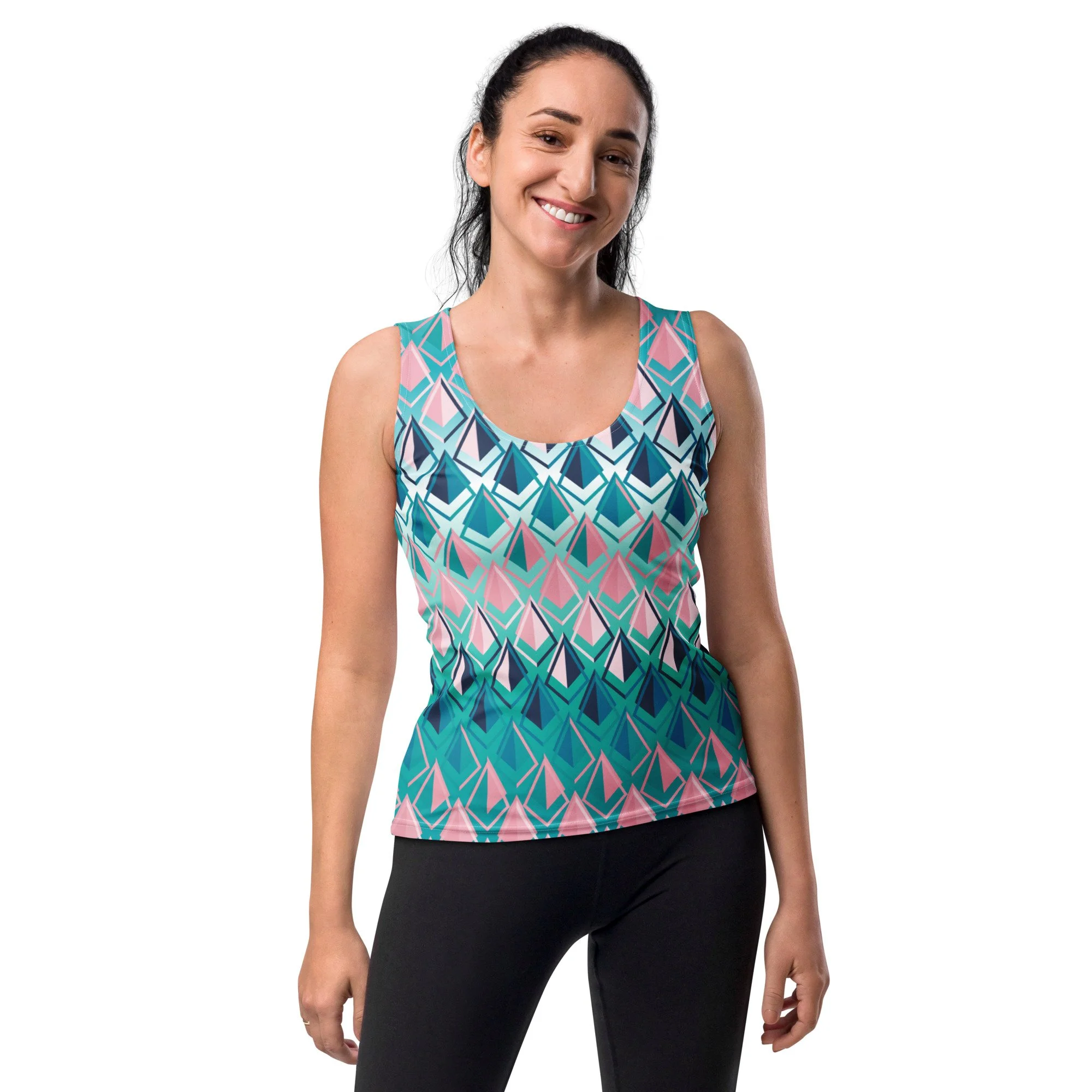 Mermaid Tail - Athletic Fitted Tank