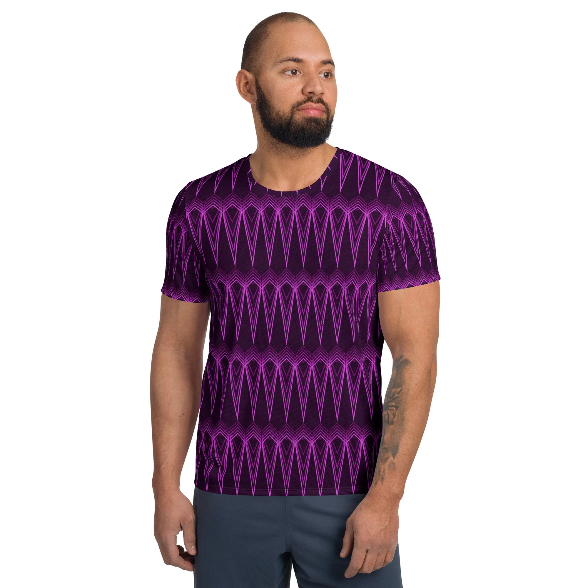 Pink Points - Athletic Square Tee
