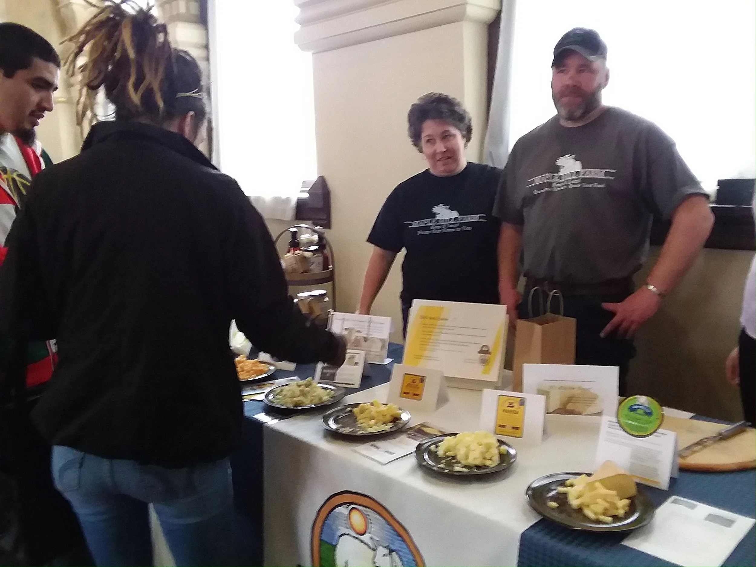 2018 Cheesetopia event in Milwaukee. Tammy and Brian Michielson promoting SDAW member products.