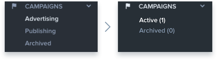 To the left is the sub optimal design. To the right is the improved design.