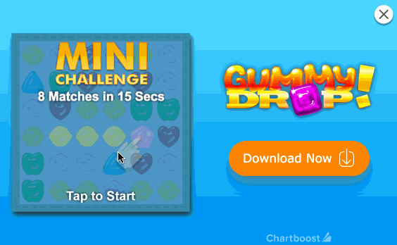 Above is the MVP playable ad, subject of this case study.