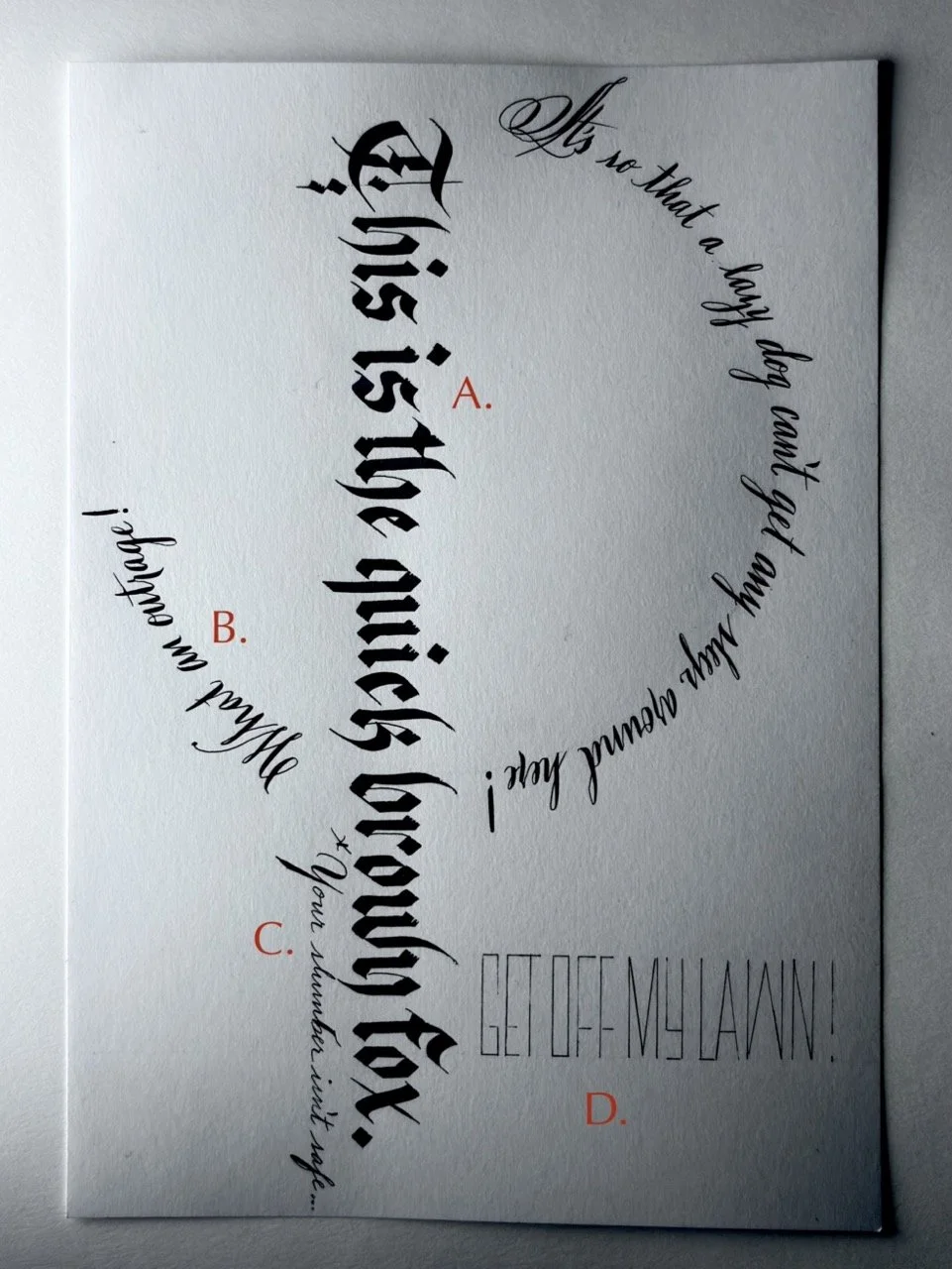 Calligraphy Services — [Mx(LTO)]