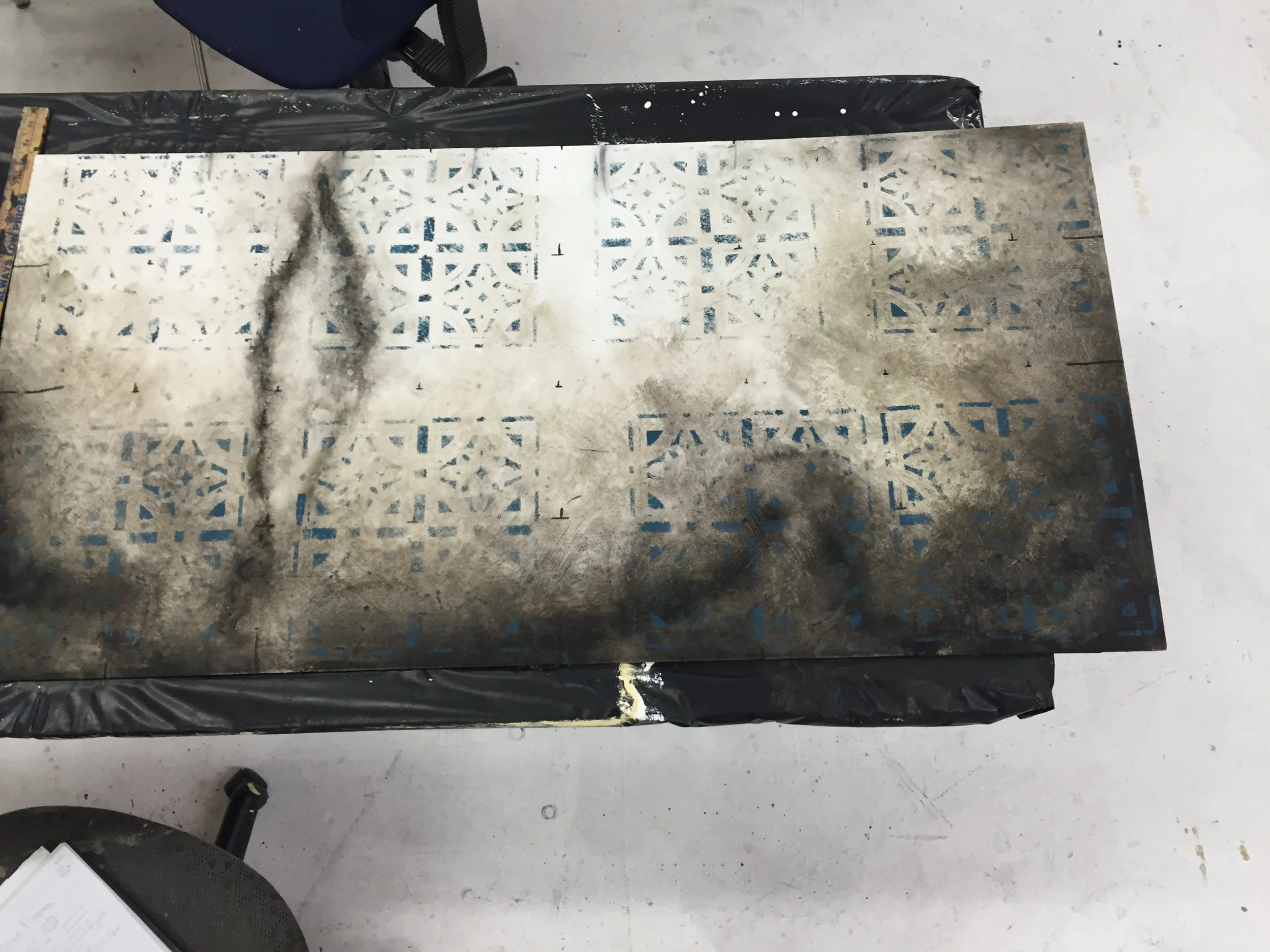 Scenic Painting - Water Damaged Wall