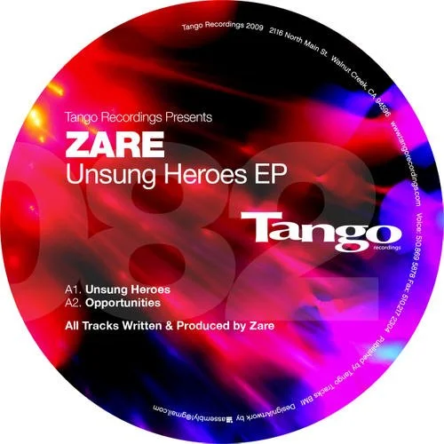 Zare "Oppurtunitiies" Tango Recordings (2009)