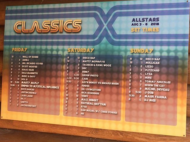 Another awesome weekend at Classics🎧🕺❤️💥💃🥓🇨🇦⛈🍕