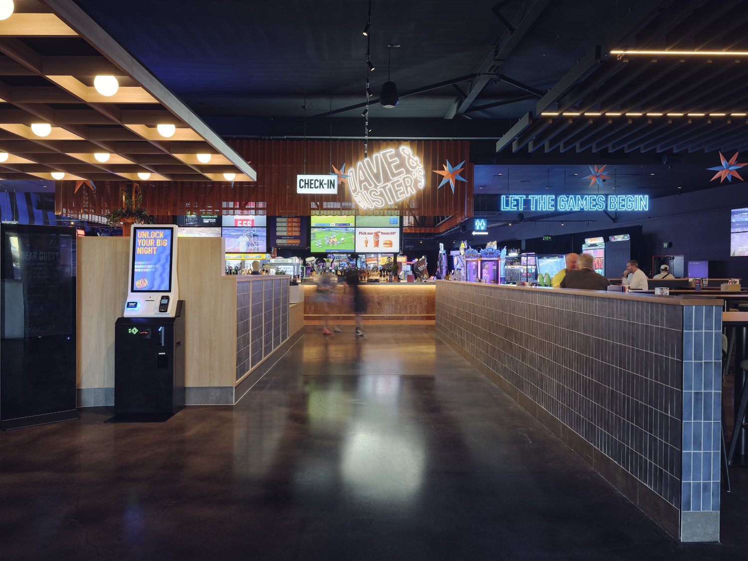 commercial, perth, architecture, interior, dave and busters, restaurant, game.jpg