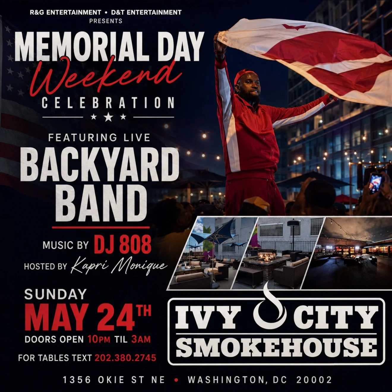 MEMORIAL DAY SUNDAY AT THE IVY CITY SMOKEHOUSE