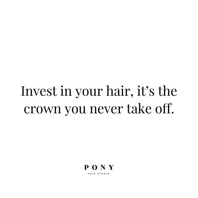 Treat yourself this week to a visit to the PONY hair studio.  Bringing a whole new experience to your tresses, we are experts at what we do! 😘 Book online now www.ponyhairstudio.com