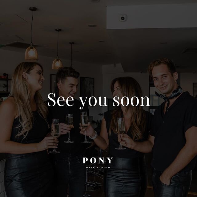 To all of our incredible clients, we are sad to say that tonight we close our doors for an unknown amount of time. We hope that we will see you all again soon, and when we do we will be ready to make you look your very best, our favourite thing to do