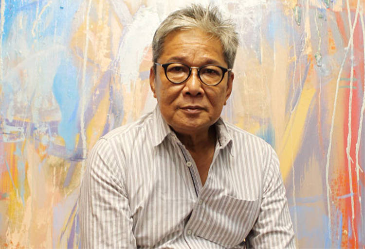 A painter’s praise: “Painting is a lifetime work. I’m just blessed that God gives me the good health to keep on painting every day,” Edwin Wilwayco explains.
