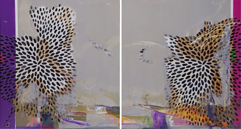 Snow Leopard from Fractals series