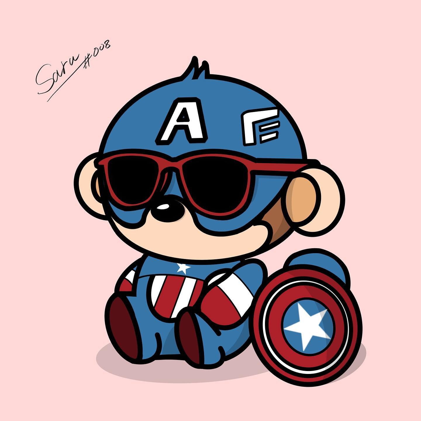 Captain Amesaru #008 by @Sarupto 

Will be dropped on @opensea

Just follow and wait for announcement.

#NFTs #nftart #nftcollector #monkey #saru #illustrationart #cryptoart #marvelstudios #captainamerica All Respects for my favorite actor @chrisevan