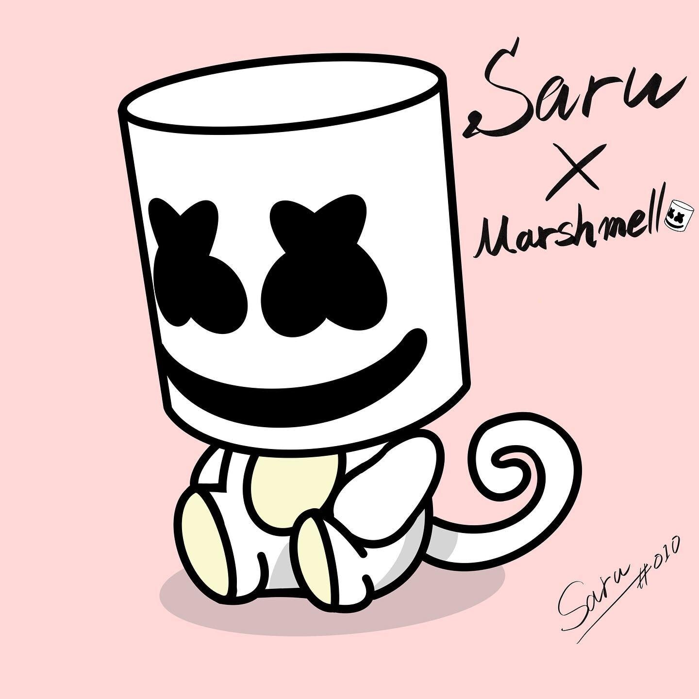 Sarumello #010 by @sarupto

Saru x Marshmello
#mashmellow #mashmellofanart